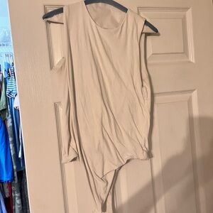 nuuds Gray Quilted Bodysuit